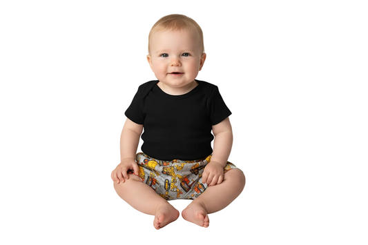 Construction shorts 6-12months