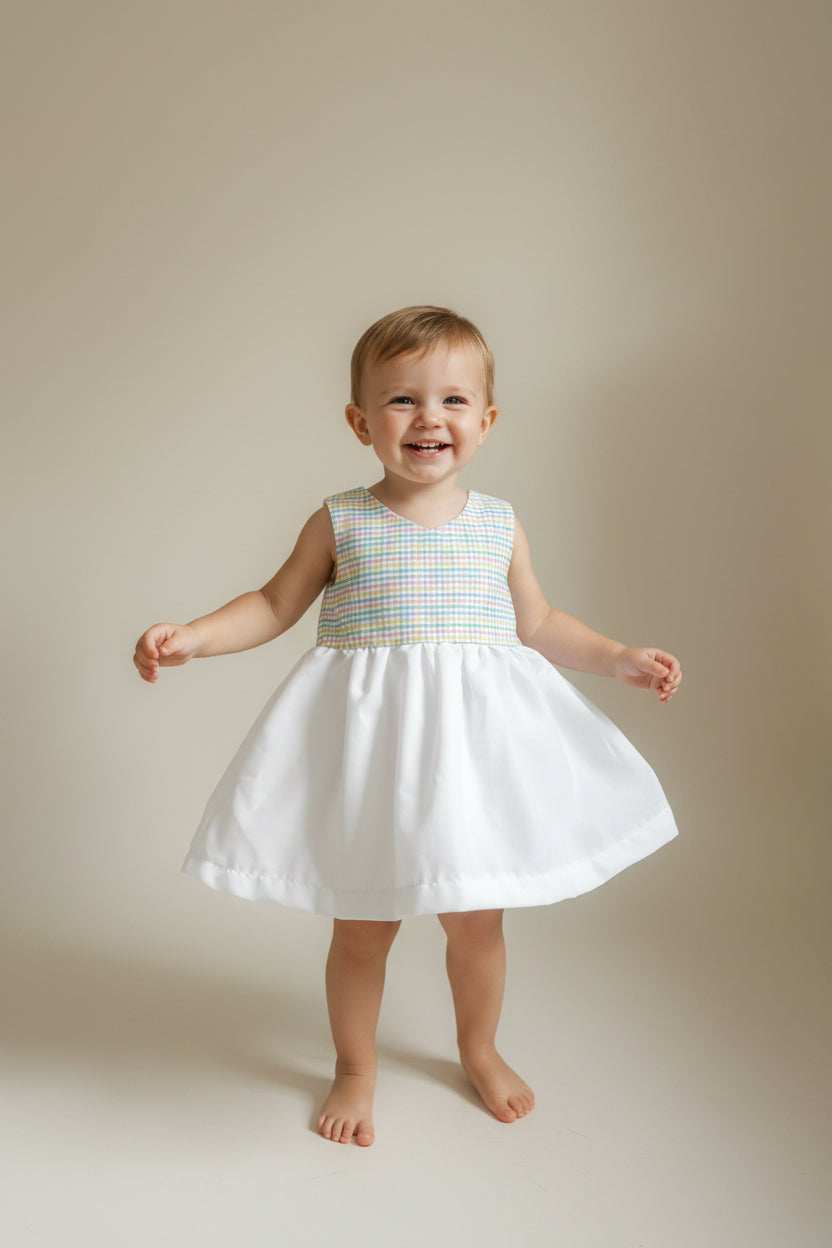 Toddler dress size 3 matching baby doll dress