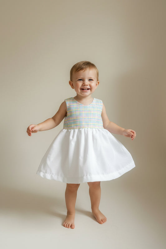 Toddler dress size 3 matching baby doll dress