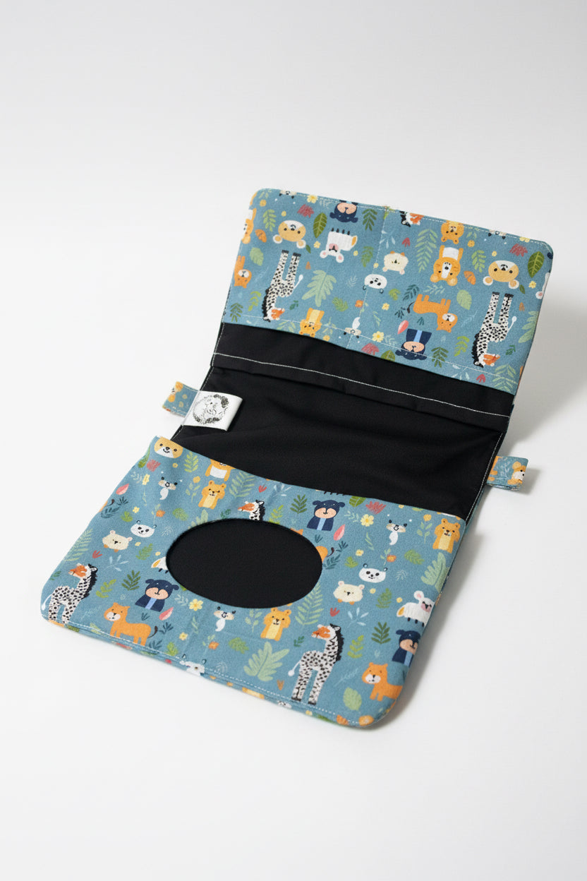 Diaper and wipes case
