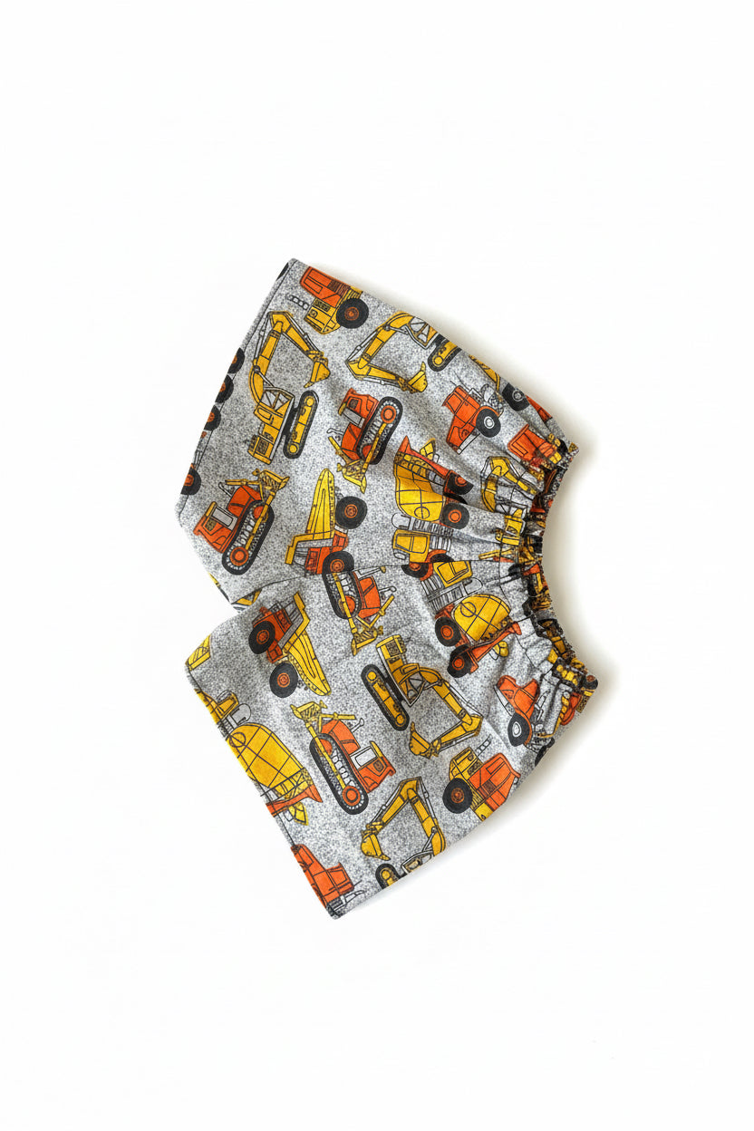 Construction shorts 6-12months